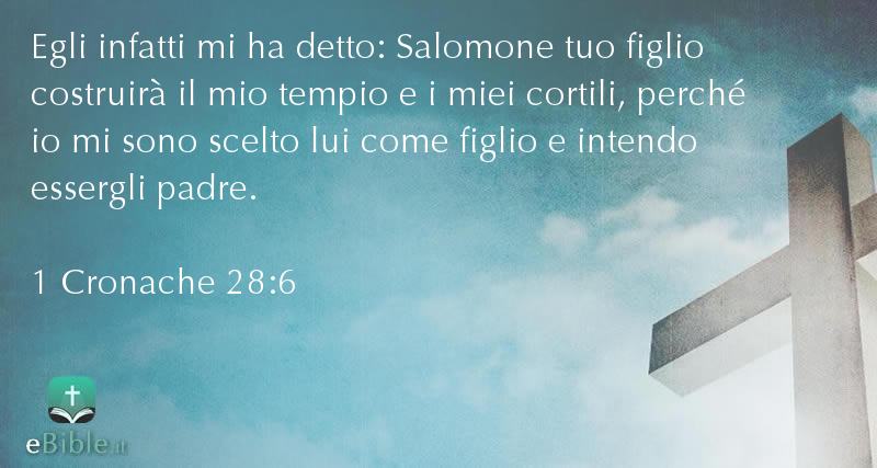 Bibbia 1 Cronache capitolo 28 versetto 6