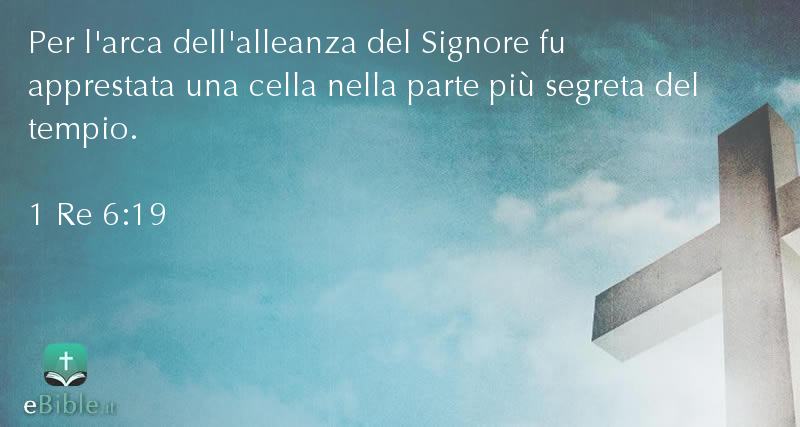 Bibbia 1 Re capitolo 6 versetto 19