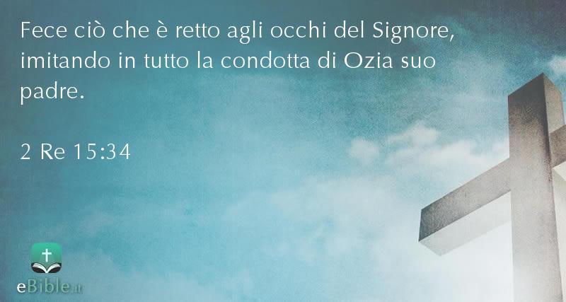 Bibbia 2 Re capitolo 15 versetto 34