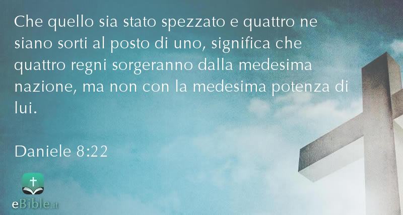Bibbia Daniele capitolo 8 versetto 22