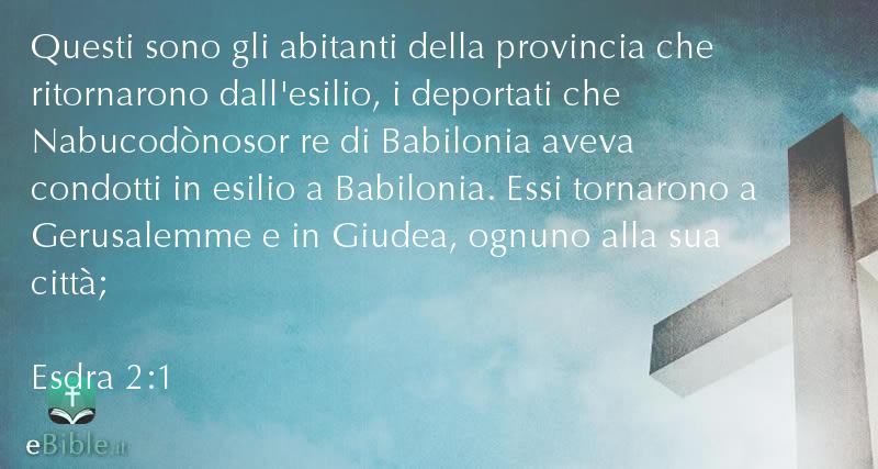 Bibbia Esdra capitolo 2 versetto 1