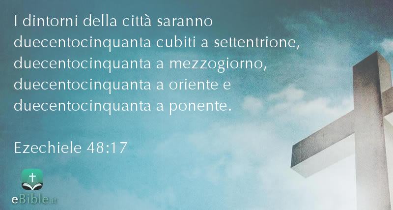 Bibbia Ezechiele capitolo 48 versetto 17