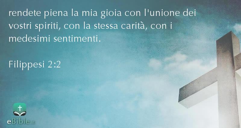 Bibbia Filippesi capitolo 2 versetto 2