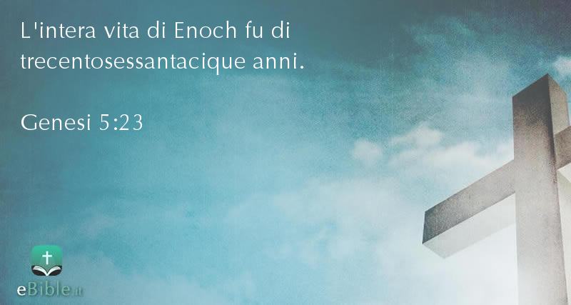 Bibbia Genesi capitolo 5 versetto 23