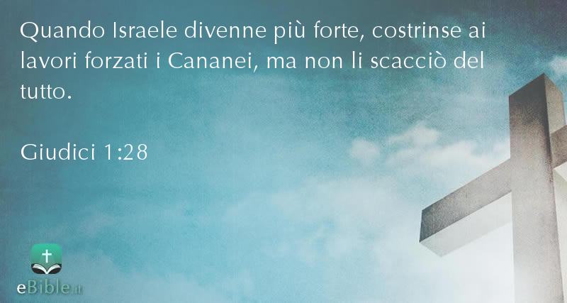 Bibbia Giudici capitolo 1 versetto 28