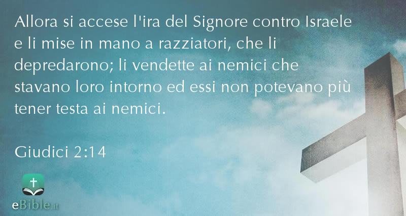 Bibbia Giudici capitolo 2 versetto 14