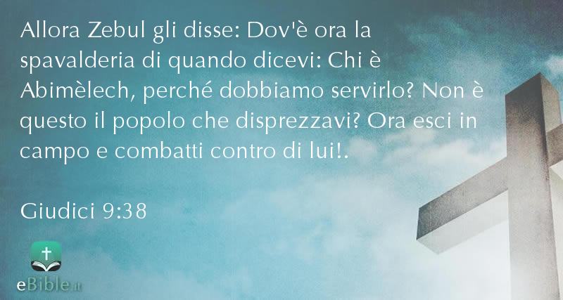 Bibbia Giudici capitolo 9 versetto 38