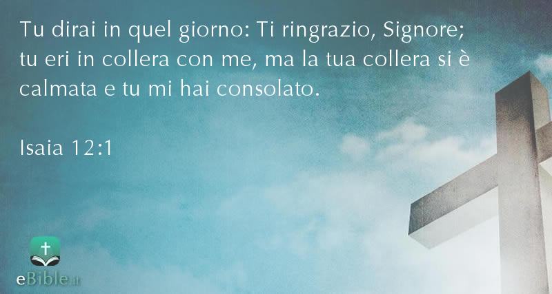 Bibbia Isaia capitolo 12 versetto 1