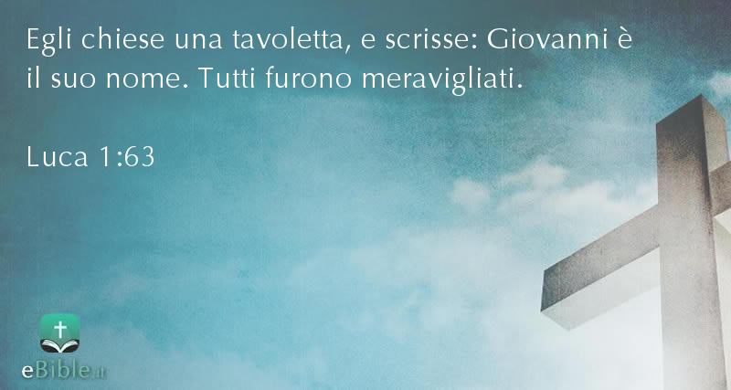 Bibbia Luca capitolo 1 versetto 63