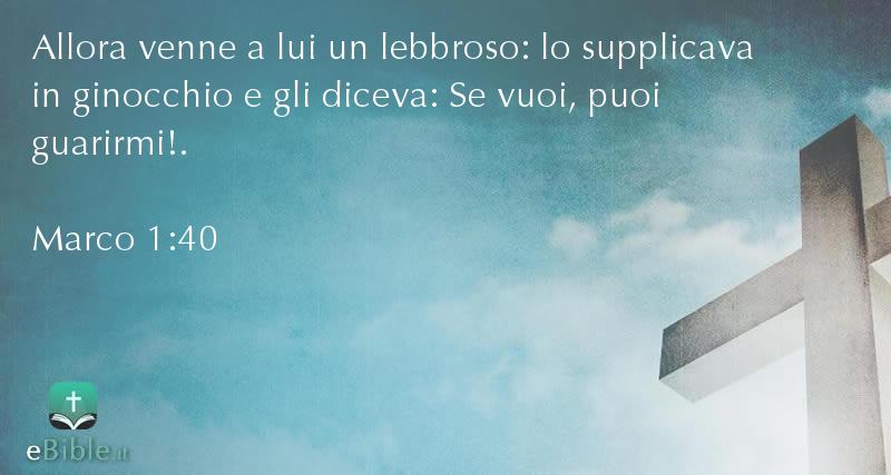 Bibbia Marco capitolo 1 versetto 40
