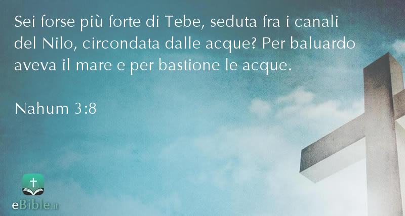 Bibbia Nahum capitolo 3 versetto 8