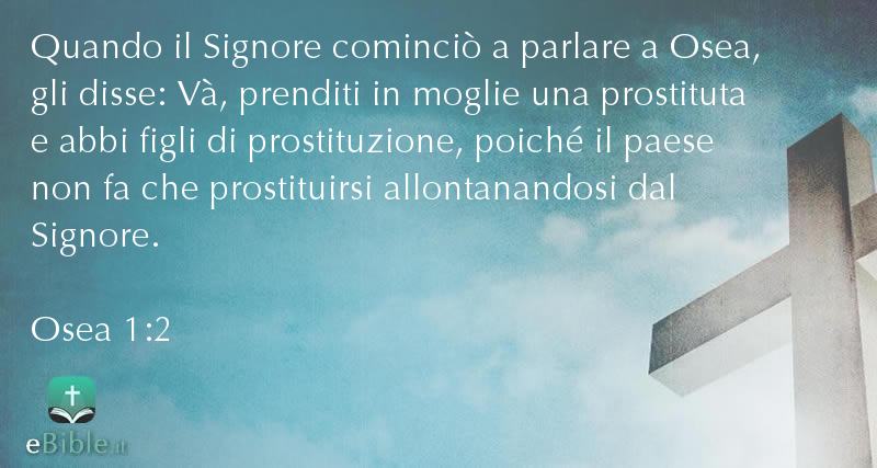 Bibbia Osea capitolo 1 versetto 2