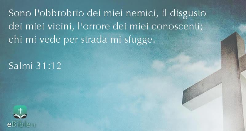 Bibbia Salmi capitolo 31 versetto 12