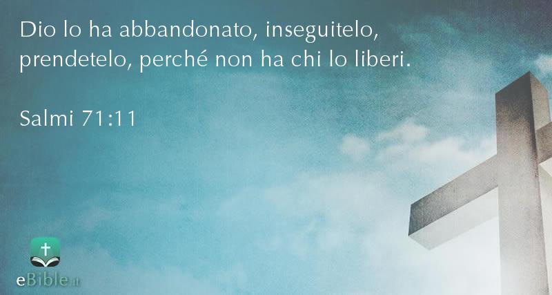 Bibbia Salmi capitolo 71 versetto 11